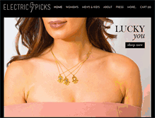 Tablet Screenshot of electricpicks.com
